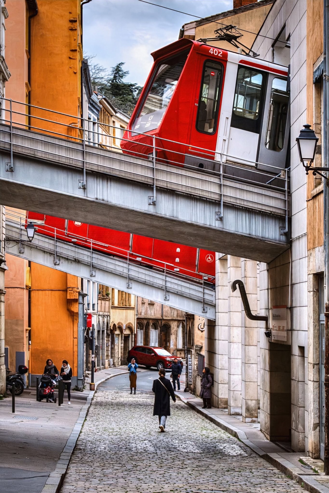 Funicular viaduct, Vieux Lyon