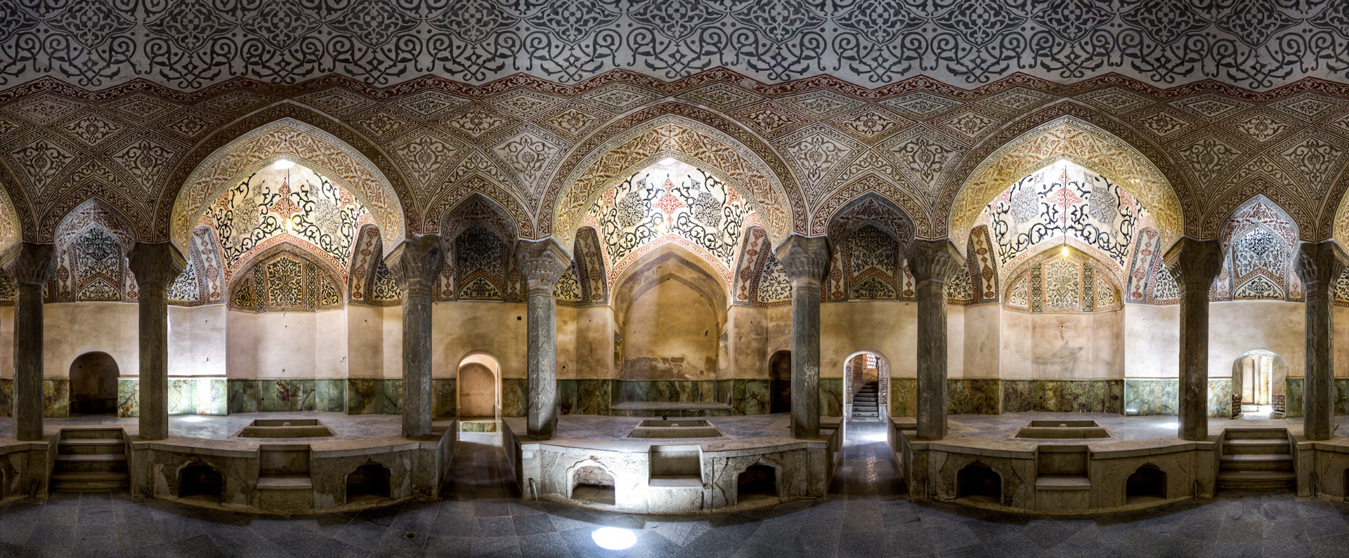 Kordasht Bath, panorama, Kordasht, near Jolfa, Iran