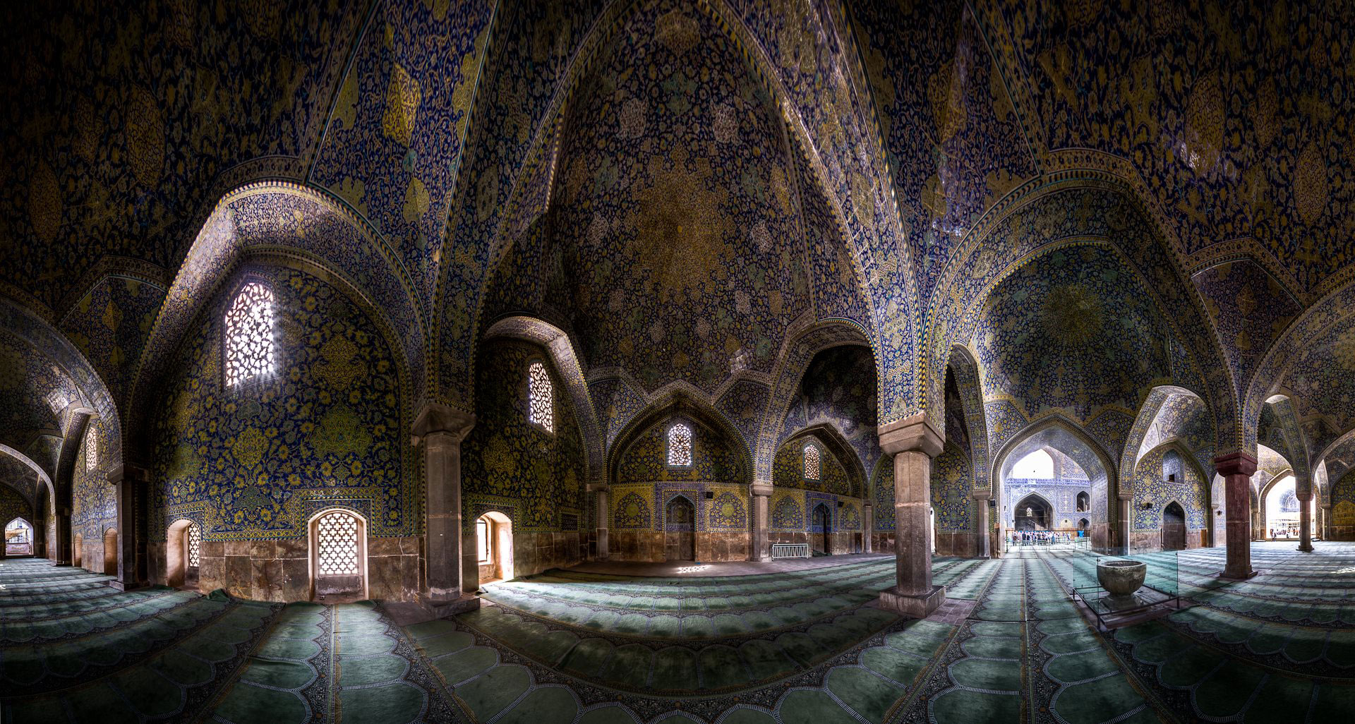 Mosquée du Shah (mosquée de l’Imam), panorama, Ispahan, Iran