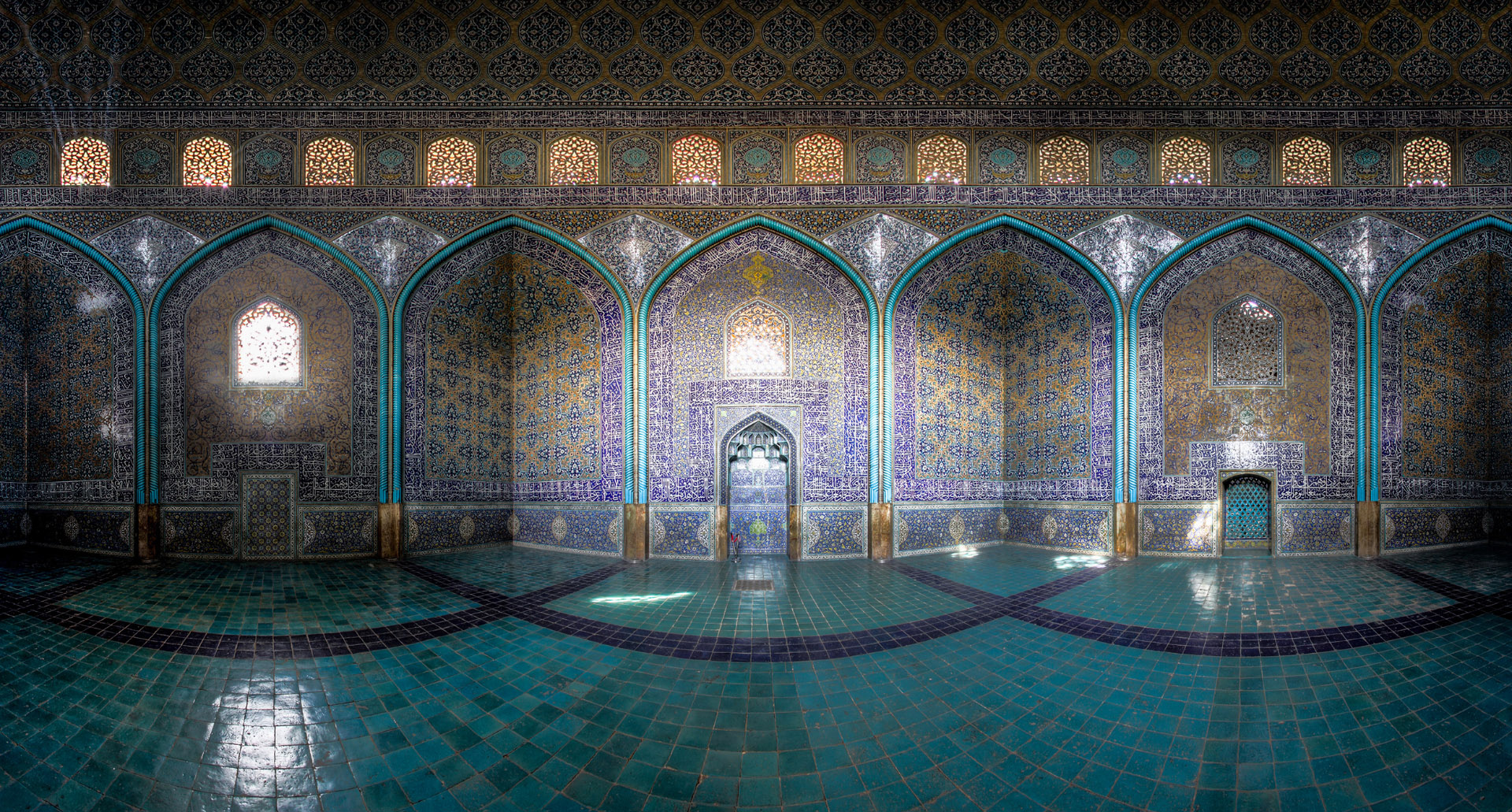 Mosquée du Cheikh Lotfallah, panorama, Ispahan, Iran