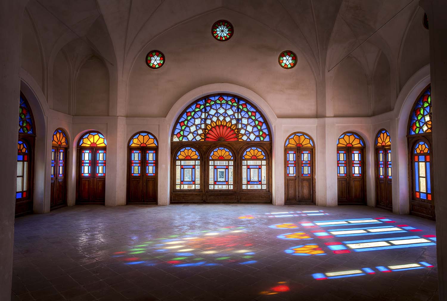 Maison Tabatabaei, une autre vue, Kachan, Iran