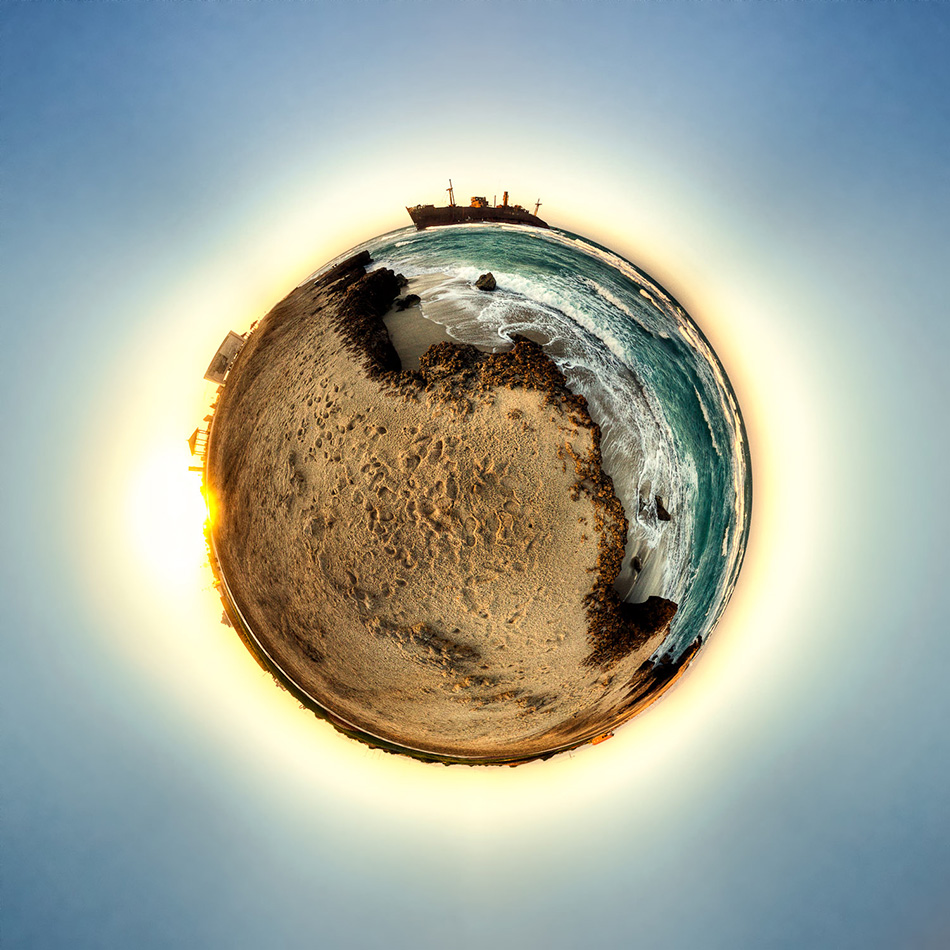 Kish Island, little planet, Southern Iran