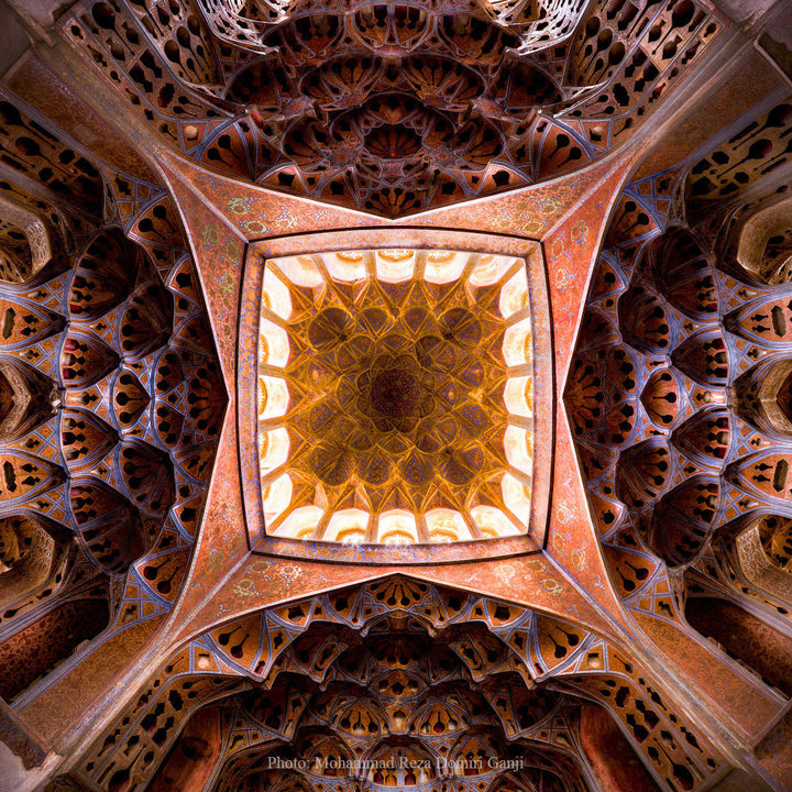 Aliqapu Palace (Music Hall), Isfahan, Iran — photograph by Mohammadreza Domiri Ganji