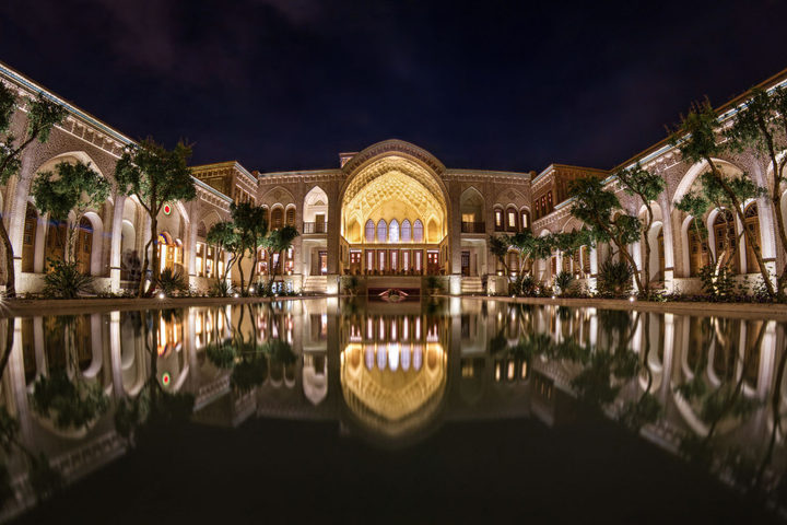 Ameriha House, Kashan, Iran — photograph by Mohammadreza Domiri Ganji