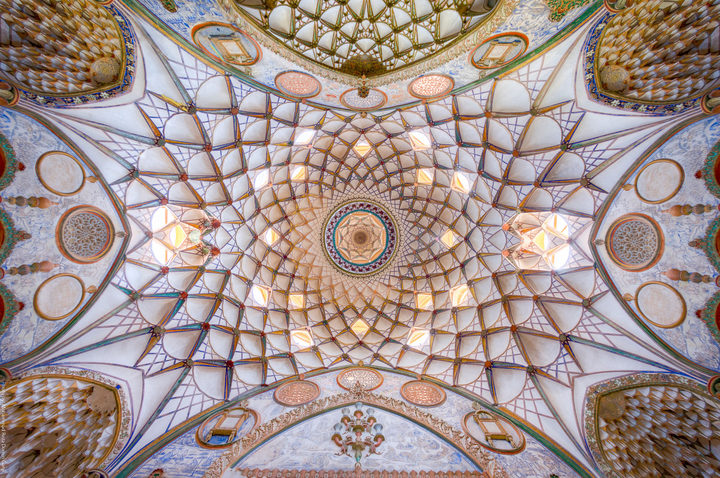 Borujerdiha House, Kashan, Iran — photograph by Mohammadreza Domiri Ganji