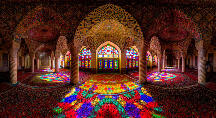 Nasir al-Mulk Mosque, Shiraz, Iran — photograph by Mohammadreza Domiri Ganji