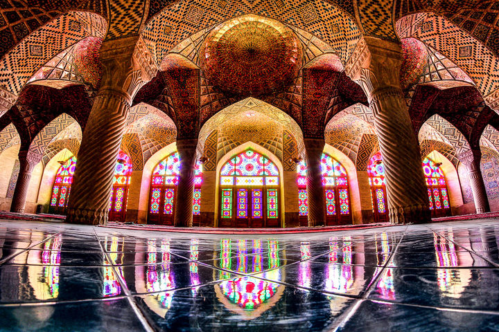 Nasir al-Mulk Mosque, Shiraz, Iran — photograph by Mohammadreza Domiri Ganji