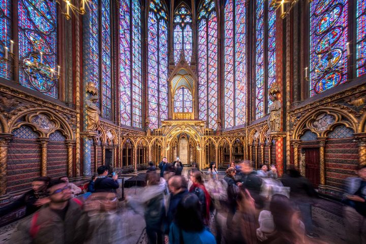 Sainte-Chapelle, Paris — photograph by Mohammadreza Domiri Ganji