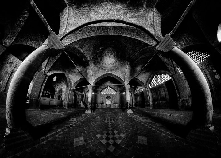 Seyyed Mosque, Isfahan, Iran — photograph by Mohammadreza Domiri Ganji