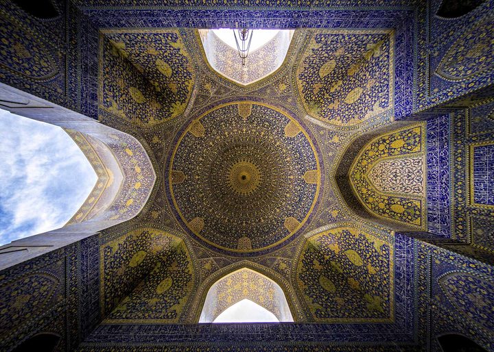 Shah (Emam) Mosque, Isfahan, Iran — photograph by Mohammadreza Domiri Ganji