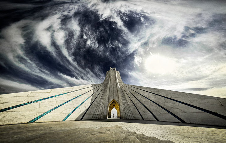 Shahyad (Azadi) Tower, Tehran, Iran — photograph by Mohammadreza Domiri Ganji