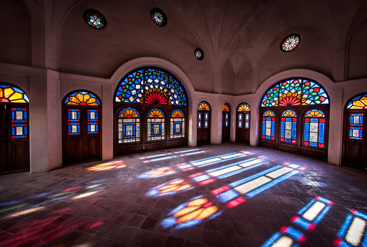Tabatabaiha House, Kashan, Iran — photograph by Mohammadreza Domiri Ganji