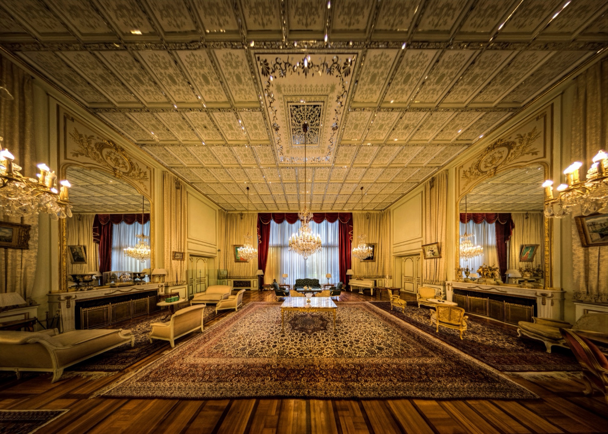 Niavaran Palace, reception hall